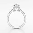 thumbnail image 3 of Zoya Jewel 14K White Gold Plated Rings - 2.2 Ct Radiant Cut Diamond Engagement Ring for Women - Solitaire Promise Ring for Her - Stylish Designer Jewelry Gift, 3 of 3