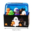 thumbnail image 2 of 3.54" Halloween Squishy Figure Set in Purple Storage Box, 7-Piece Soft Rubber Fidget Toy Collection for Desk Decor & Party Favors, 2 of 4