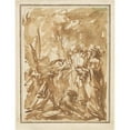 thumbnail image 2 of Giovanni Battista Piranesi 19x24 Gold Ornate Framed and Double Matted Museum Art Print Titled - Scherzo with Antique Figures (1744-1745), 2 of 4