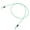 Green, variant on Unbranded 39.4in / 100cm Double Loop Cable Bicycle Lock, Steel Wire Security Bike Lock for U-Locks and Padlocks (Black)