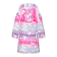 thumbnail image 3 of 2-12Y Little Boys Girls Hooded Bathrobe Toddler Cartoon Robe Sleepwear, 3 of 10