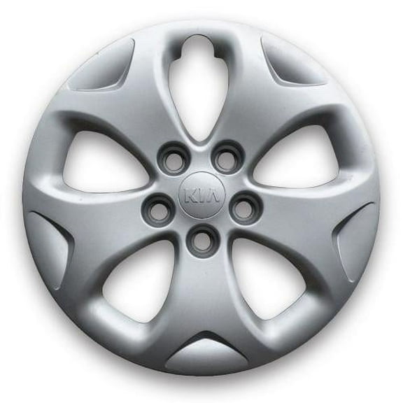 Centercaps 16 in. Wheel Hubcap Painted Silver Fits Kia Soul 2014 - 2016