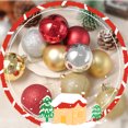 thumbnail image 4 of 24 bolas de Navidad de 3/4/6 cm para decoración de árbol de Navidad, decoración de habitación del hogar, colgante de Navidad para Año Nuevo, caja de regalo DIY, 4 of 5