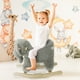 thumbnail image 2 of Mecedora Silla Montable Baby Gaon de Madera con Peluche Elefante Gris, 2 of 5