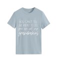 thumbnail image 4 of Gibobby Casual Playera de Manga Corta para Mujer Top moda para mujer, camisa con cuello redondo y estampado letras, camiseta informal manga corta con cuello redondo(Gris,CH), 4 of 5