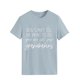 thumbnail image 4 of Gibobby Casual Playera de Manga Corta para Mujer Top moda para mujer, camisa con cuello redondo y estampado letras, camiseta informal manga corta con cuello redondo(Gris,M), 4 of 5