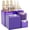 Purple, variant on Clear Acrylic Face Towel Holder with 3 Drawers, All-in-One Bathroom Vanity Organizer for Disposable Face Towels, Cotton Pads, Swabs and Skincare Tools