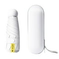 thumbnail image 5 of Tnobhg 1 Set Sun Umbrella Strong Reinforced Structure Windproof Convenient Five-folding Sunny Rainy Umbrella Travel Supply, 5 of 8