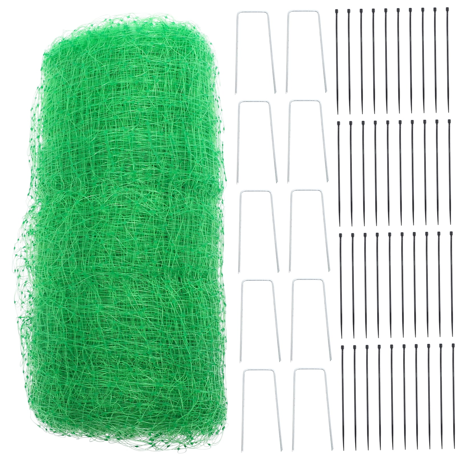 Greenadscape Fine Mesh Netting Green PP 1 Set For Farmers Garden Protection