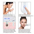 thumbnail image 4 of Limpieza ultrasónica Limpieza profunda de la cara Estiramiento facial Masaje Peeling Pala Limpiador de poros faciales Máquina de depuración de la piel facial Feliz Sencillez, 4 of 5