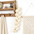 thumbnail image 4 of Artificial Garlic Hanging String, Realistic Texture Bendable Faux Garlic Vegetable, Lifelike Long-Lasting Decorative Garlic for Kitchen Wall Home Decor Food Photography Props, 4 of 5