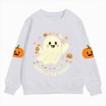 thumbnail image 5 of CAUYDY Halloween Sweatshirts for Girls Boys Spooky Ghost Pumpkin Graphic Pullover Long Sleeve Spooky Season T-shirt,, 5 of 6