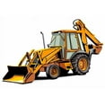 thumbnail image 2 of Excavadora Wall Decal Sticker, Wallmonkeys Peel & Stick Vinyl Graphic (12 in W x 9 in H), 2 of 4