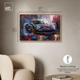 thumbnail image 5 of Turbocharged Porsche I Canvas Lux Car Paintings by Art Remedy, Gold Frame, 36" x 24", 5 of 7