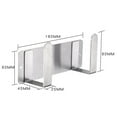 thumbnail image 3 of YSNOOWE Organizador De Tapas Y Tablas Para Cocina En Acero Inoxidable Con Montaje En Pared, 3 of 7