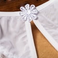 thumbnail image 4 of kamemir Cotton Underwear for Women Women's Breathable Cotton Thong Panties (White,One Size), 4 of 5