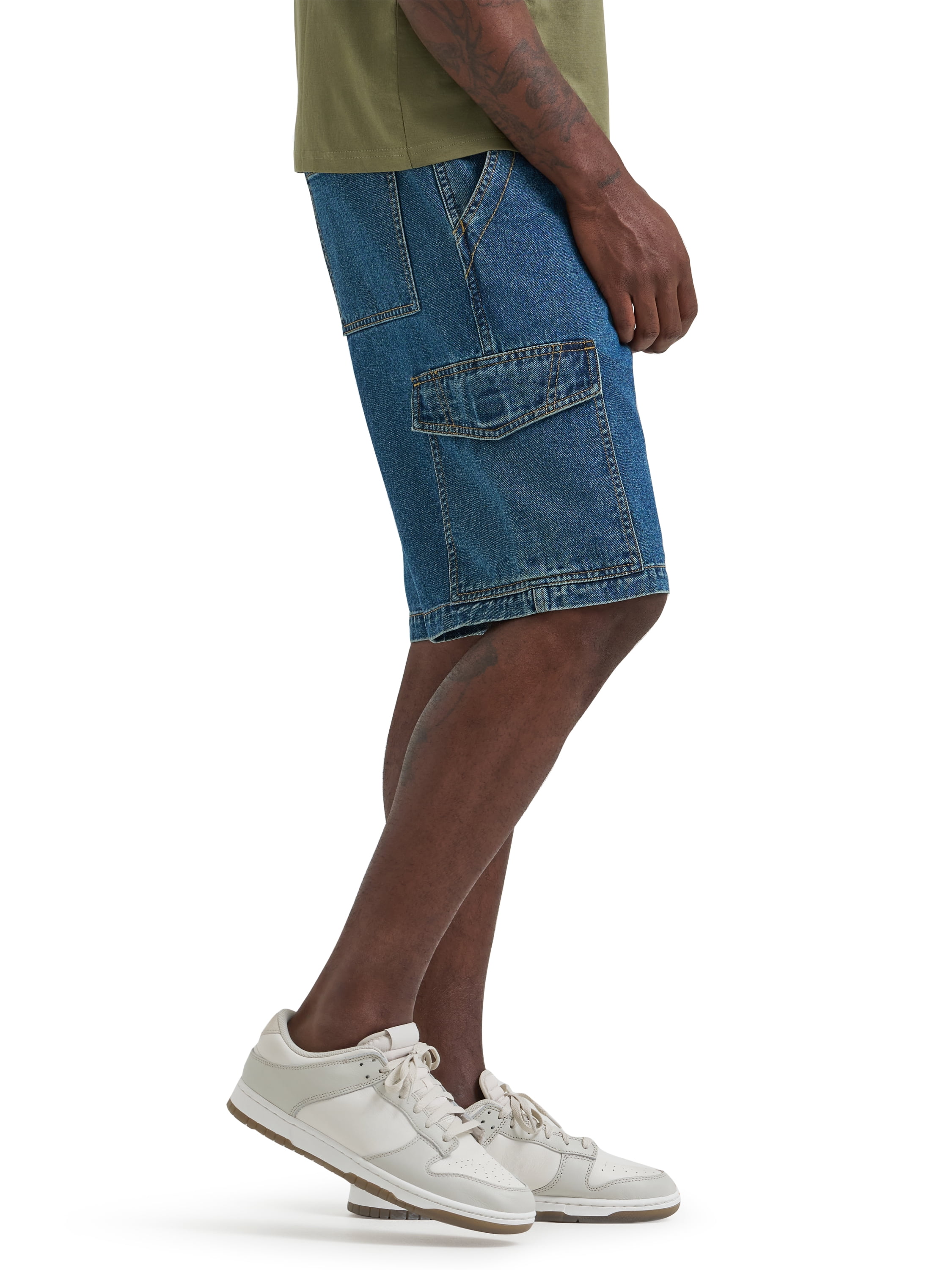 Wrangler® Men's Utility Streetwear Six Pocket Denim Cargo Short