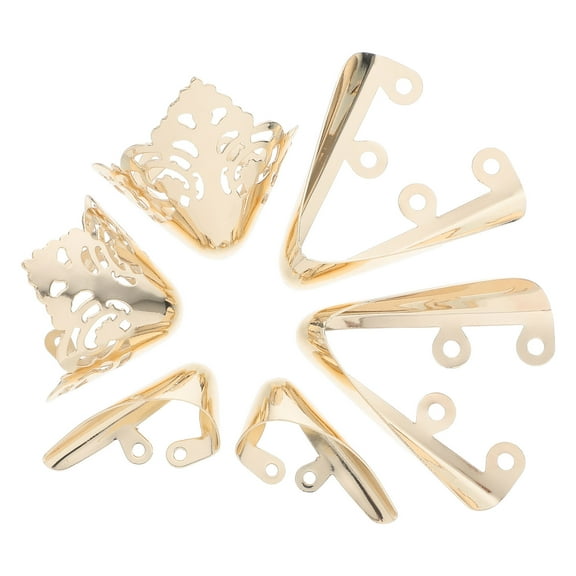 FOLOYORI Anti Crease Shoe Protector High Heel Toe Caps Metal 3 Pairs For Dress Shoes