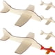 thumbnail image 1 of Aviones de madera en blanco para niños, juguetes de modelos de aviones, kits de aviones de balsa, manual de ensamblaje para niños, 6 piezas, 1 of 6