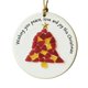 thumbnail image 1 of Sea Glass Christmas Tree Ornament with Miniature Beach Scene and Natural Sand for Holiday Decor, 1 of 4