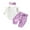 Purple, variant on Hirigin Newborn Baby Girl Clothes Rib Knit Ruffle Romper Daisy Print Pants Headband 0 3 6 12 18 24 Months Fall Winter Clothes Set