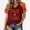 Red, variant on VXARARL Womens Short Sleeve V Neck Halloween T Shirts Pumpkin Shirts Why Yes Actually I Can Drive A Stick Graphic Autumn Tee Tops Ghost Pumpkin T Shirts Army Green 3XL
