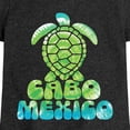 thumbnail image 3 of Instant Message - Cabo Mexico Sea Turtle  - Toddler & Youth Girls Short Sleeve Graphic T-Shirt, 3 of 6