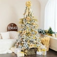 12Pcs 8CM Big Christmas Tree Balls Ornament Glitter White Red Xmas Tree