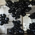 thumbnail image 6 of 114Pcs Black Balloons Garland Arch Kit Different Sizes 5/10/18 Inch Latex Black Ballon As Gender Reveal Wedding Graduation Anniversary Happy Birthday Party Supplies Decorations…, 6 of 7
