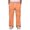 #02Complexion, variant on Men Straight Leg Cargo Pants Drawstring Elastic Waist Multi Pockets Casual Work Trousers Solid Polyester Relaxed Fit Long Pants Red L