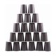 thumbnail image 2 of 60 Vasos de Papel (9 Oz) - Catering de Vajilla de Fiesta de Cumpleaños En Colores Lisos (Negro), 2 of 5