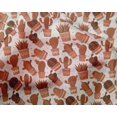 thumbnail image 5 of oneOone Silk Tabby Rust Brown Fabric Cactus Fabric For Sewing Printed Craft Fabric By The Yard 42 Inch Wide, 5 of 6