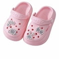 thumbnail image 2 of MDUKONU Toddler Boys Girls Garden Clogs Cartoon Slides Shoes On Slipper Water Sandals For Little Kids Light Pink2, 2 of 6