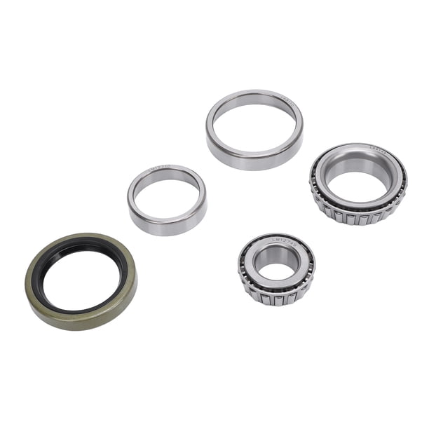 M Buder Kit de Rodamientos para Remolque de Barco Marino 5 Piezas, Conjunto de Cubo de Rueda de Aleación de Acero con Sellos, Compatible con Ejes de 1-1/16 Pulgadas (2.7 cm), Repuesto Ideal