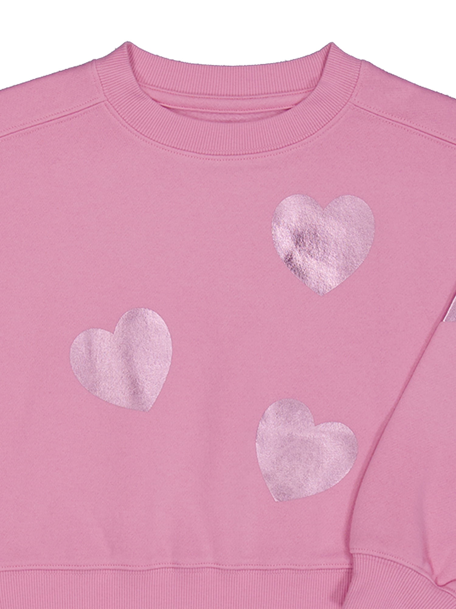 Wonder Nation Girls Fleece Pullover, Sizes 4-18 & Plus