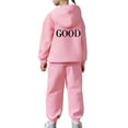 thumbnail image 7 of MEZZALL Child Outfits Sweatsuit Toddler Boys Girls Long Sleeve Solid Color Warm Hoodie Pullover Pants Kids Sweatshirt Sweatpants Clothes Sets Holiday Clothing, 7 of 7