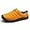 Yellow, variant on Men's Winter Warm Snow Booties,Thick Warm Slip on Cotton Shoes Anti-Slip Water Resistant Fully Fur Lined Winter Outdoor Casual Classic Flat Sole Walking Ankle Boots