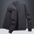 thumbnail image 5 of Chaquetas de algodón para hombre, tallas 5XL y 4XL, abrigo holgado, chaqueta corta de pana, cortavientos con cremallera lisa, chaquetas cortavientos informales de invierno para hombre, 5 of 5