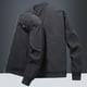thumbnail image 4 of Chaquetas de algodón para hombre, tallas 5XL y 4XL, abrigo holgado, chaqueta corta de pana, cortavientos con cremallera lisa, chaquetas cortavientos informales de invierno para hombre, 4 of 4