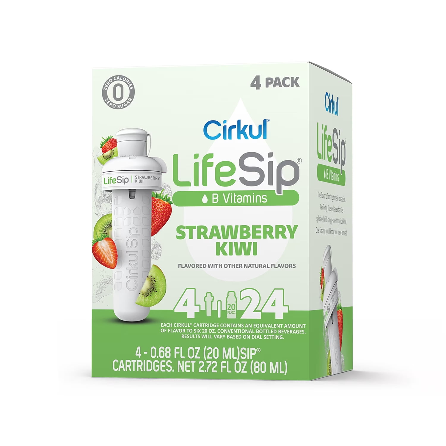 Cirkul LifeSip Strawberry Kiwi Flavor Cartridge 4-pack