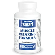 Supersmart - Muscle Relaxing Formula - with Magnesium Citrate, Valerian Root & Vitamin E - Muscle Relaxer Supplement | Non-GMO & Gluten Free - 180 Vegetarian Capsules