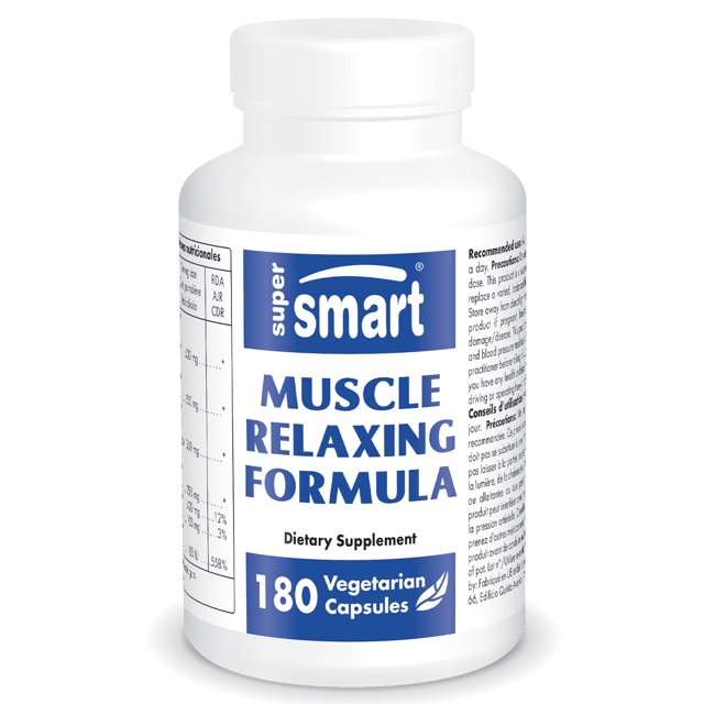 Supersmart Muscle Relaxing Formula with Magnesium Citrate, Valerian