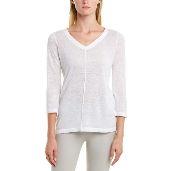 NIC ZOE Women's Make A Bow TOP, Paper White, Extra Extra Large