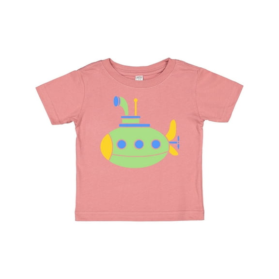 Inktastic Cute Green Submarine Boys or Girls Baby T-Shirt