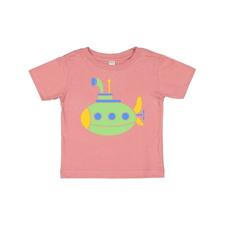 

Inktastic Cute Green Submarine Gift Baby Boy or Baby Girl T-Shirt