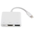 thumbnail image 1 of Adaptateur Av Numérique Lightning vers Otg, Convertisseur Lightning vers Hdmi+usb, 1 of 5