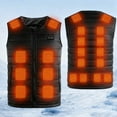 thumbnail image 7 of Gaexia Heated Vest for Men Lightweight Warm Waistcoat Sleeveless Jacket Rechargeable Battery Powered Thermal Inner Wear Winter Cozy Wear, 7 of 7