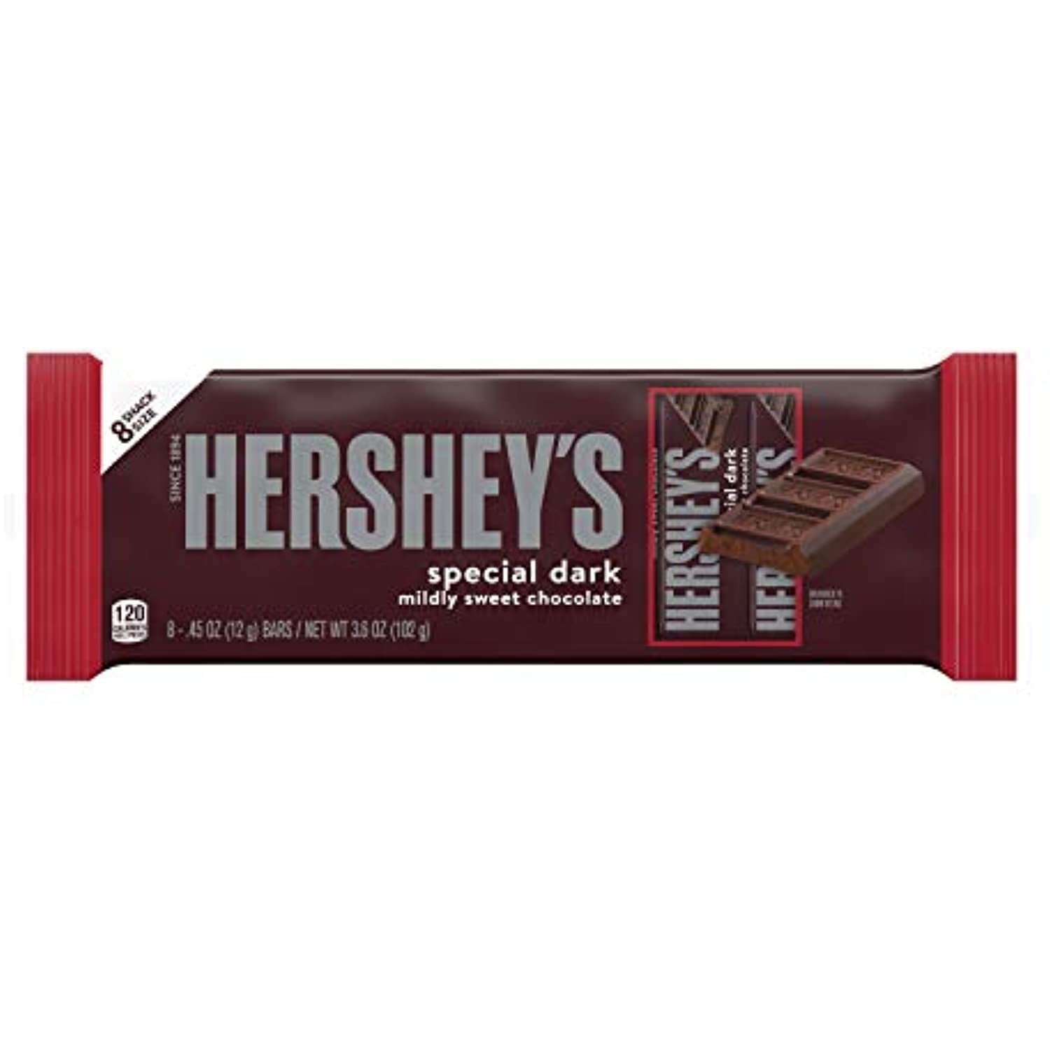 Hersheys Special Dark Mildly Sweet Dark Chocolate Snack Size Candy ...