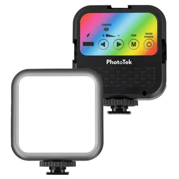 PhotoTeK Universal RGB Portable Rechargeable Video Light