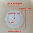thumbnail image 5 of Car For 390 Gearbox Plastic Gear For Electric Baby Cars 550 Gearbox Gear A 390 Full Set, 5 of 7